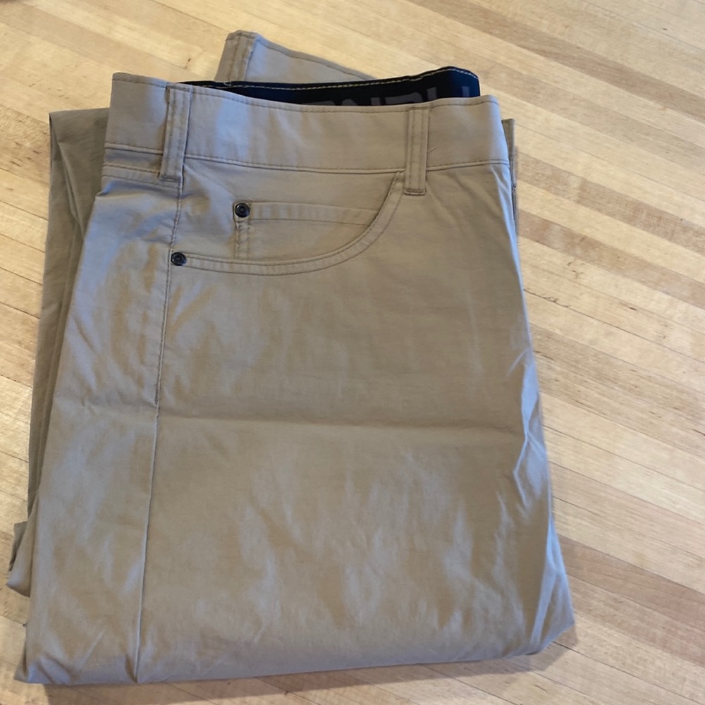 Denali khaki nylon pants
